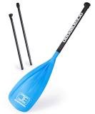 OCEANBROAD SUP Paddle Board Paddle 3 Pieces Adjustable Carbon Shaft Stand up Paddle with Bag Blue - Buy Online on SooperMarket.com