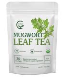 Organic Mugwort Tea Bags - Improve Sleep and Digestion - Caffeine Free - 30 Count - Buy Online on SooperMarket.com