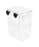 In-Tank Aquarium Breeder Box for Fish Tank | Acrylic Divider for Shrimp Clownfish | Small Fish Hatchery and Incubator - Ideal for Breeding, Isolating Aggressive or Injured Fish - Buy Online on SooperMarket.com