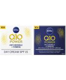 Nivea Q10 SPF 15 Anti-Wrinkle Face Day Cream Plus Face Night Cream  50 ml - Buy Online on SooperMarket.com