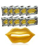 VERONNI 24K Gold Lip Mask - Hydrating Lip Plumper with 30 Patches for Smoother, Firmer Lips - Moisturizing and Nourishing Formula to Minimize Fine Lines - Buy Online on SooperMarket.com