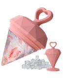 Rena Chris Diamond Ice Roller for Face - De-Puff Eye Bags & Massage Tool - Reusable Silicone Mold & Face Wash Wristband - Skin Care for Women (Pink - Buy Online on SooperMarket.com