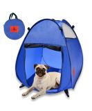 MyDeal Pop Up Pet House in a Bag - Portable Play Pen with 3 Net Windows and Zipper Door for Dogs, Cats, Rabbits - Shelter and Safety on the Go - Buy Online on SooperMarket.com