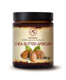100% Pure Cold-Pressed Shea Butter 100g - Nourishing Karit Body Butter from Ghana for Face Body & Hair - Sheabzter - Buy Online on SooperMarket.com