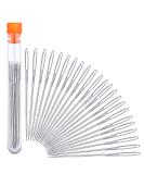 23 PCS Large Eye Sewing Needles, 2.36in Sewing Sharp Needles, Leather Needle Embroidery Thread Needle, Stainless Steel Yarn Knitting Needles with a 3.3in Plastic Bottle - Buy Online on SooperMarket.com