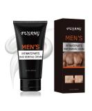 Intimate Hair Removal Cream for Men | Easy Application & Durable Formula | Flawless Depilatory Cream for All Skin Types - Black Box - Buy Online on SooperMarket.com