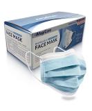 MagiCare Made in USA Masks - Blue Disposable Face Masks - Medical Grade (ASTM Level 1) - Premium 3 Ply Face Mask for Adults - Comfortable Soft Breathable - Face Mask American Made 50ct Box - Buy Online on SooperMarket.com