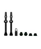 Muc-Off Tubeless Valves V2, Black 44mm - Tubeless Valve Stems with Valve Core Removal Tool for Tubeless Tires - Includes Presta Valve Stem Caps - Buy Online on SooperMarket.com