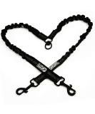Double Dog Lead Splitter Dual Shock Absorbing Bungee Double Leash Coupler - Perfect Leads for Walking 2 Medium and Large Dogs on One Lead (Double Dog Lead) - Buy Online on SooperMarket.com