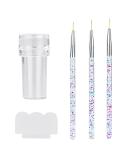 Nail Stamper Kit with Clear French Tip Stamp, 3 Nail Art Pens, and Scrapers - Nail Stamping Accessories for French Nails - Buy Online on SooperMarket.com