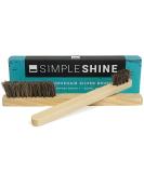 Horsehair Silver Brush Set | 2 Silver Cleaning Brushes for Detail Polish Work | Fine and Heirloom Silverware, Plateware, Jewelry - Buy Online on SooperMarket.com