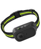 Rechargeable Dog Bark Collar with Beep Vibration and Shock,Anti Barking Collar for Small Medium Large Dogs, Humane Dog Training Device with 5 Adjustable Sensitivity Levels Black+Green - Buy Online on SooperMarket.com