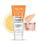 Restore Tint-ed-Face Sunscreen SPF 40 | Hydrating Vitamin C Facial Sunscreen | Lightweight Moisturizing & Travel Size | Long Lasting Protection for Face & Body - 1.4 Fl Oz - Buy Online on SooperMarket.com