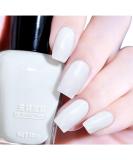 TBeautfave Milky White Nail Polish White Nail Polish Quick Dry Long Lasting White Nail Varnish - Water Based No Need Cure Nail Gel Polish Non-Toxic Breathable Nail Polish Home Nail Art 06 - Buy Online on SooperMarket.com