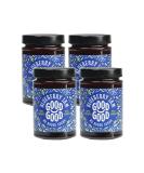 GOOD GOOD Sweet Blueberry Jam - Keto Friendly - Low Calorie Without Added Sugars - Vegan - Gluten Free - Preserves - 330g x4 - Buy Online on SooperMarket.com