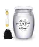 2PCS Small Urns for Ashes CTDMJ Ashes Urn Ashes Keepsake Atainless Steel Metal Funeral Urn Mini Cremation Urn for Pet or Human Ash No Longer By My Side But Forever In My Ashes - Buy Online on SooperMarket.com