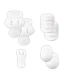 CHAMPRO Ultra Light 7 Piece Pad Set with Slots for Youth Football Pants, WHITE - Buy Online on SooperMarket.com