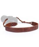 MegaGear MG1515 Sierra Series Genuine Leather Camera Strap - Brown Compact | Shoulder or Neck Strap - Buy Online on SooperMarket.com