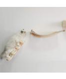 Cat Hammock Wall Mounted Cats Shelf and Climbing Shelf Four Step Cat Stairway with Sisal Scratching for Climbing Sleeping Playing Lounging Perching Cat Furniture - Buy Online on SooperMarket.com