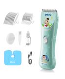 ENSSU Electronic Baby Hair Clipper Waterproof Kids Quiet Hair Trimmer with 2 Guide Combs Cordless Children's Hair Trimmer with Safe Ceramic Blades Standard Version - Buy Online on SooperMarket.com