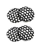 4 pieces dutt network hair network bun hairstyle help fabric nodular for gymnastics rhythmic sports gymnastics ballet ride figure skating dance node network - Buy Online on SooperMarket.com