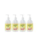 Rebel Green Peppermint & Lemon Liquid Hand Soap 16.9 oz Pump Bottles - 4 Pack - Buy Online on SooperMarket.com