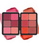 12-Color Blush Palette: Long-Wearing, Blendable, Cruelty-Free Face Makeup - Buy Online on SooperMarket.com