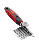 Tuff Pupper Detangling Comb | Dematting Tool for Dogs & Cats | Safely Remove Knots and Mats | Ergonomic Handle for Precision Control - Buy Online on SooperMarket.com