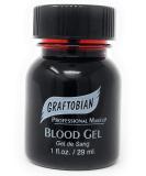 Graftobian Blood Gel 1oz Bottle - Special FX Fake Blood for Halloween - Drips & Never Dries | High-Quality Costume Makeup - Buy Online on SooperMarket.com
