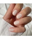 Sethexy Short Square White False Nails - Glossy Pure Color Collection | 24Pcs Full Cover Press on Acrylic Stick on Nails for Women and Girls - Buy Online on SooperMarket.com
