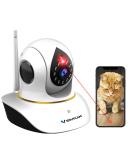 Pet Camera, VStarcam Cat Camera with Laser Wireless Dog Camera 1080P Cat Toys, Night Vision Sound Motion Alerts, APP Remote Control Home Security Camera for Pet &Baby - Buy Online on SooperMarket.com