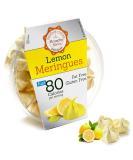 Krunchy Melts - Original Meringue Cookies - Lemon Flavor - Meringues - Fat Free - Gluten Free - Nut Free - 80 Calories Per Serving - Low Calorie Snack - Sweet Treats - Box Of 4 Oz - Buy Online on SooperMarket.com