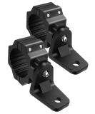 UTV Whip Mount, 2pcs Zidiyoruo Antenna Mounts, Off-Road Flag Pole Bracket for Mounting Flag and Whip Light, Aluminium Alloy, 360 Rotating Flag Hole Adjustable to All SXS 1.75" to 2" Roll Cage Black - Buy Online on SooperMarket.com
