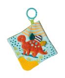 Mary Meyer Pebblesaurus Crinkle Teether Toy with Baby Paper and Squeaker  6 x 6-Inches  Dinosaur - Buy Online on SooperMarket.com