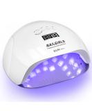 NAILGIRLS 150W UV LED Nail Lamp for Home Salon - Gel Polish Dryer with Timer Presets and Auto Sensor - White - Buy Online on SooperMarket.com