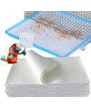 100PCS Bird Cage Liner Papers 11 20in Disposable Bamboo Charcoal Fibre Cage Paper Liners Precut Absorbent Cushion Pad Mat Accessories for Pet Bird Parrot 11x20 in - Buy Online on SooperMarket.com