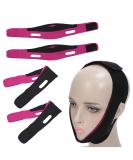 4 Pack Reusable V Line Mask Face Lifting Bandage Face Slimming Belt Double Chin Reduction Mask V Shaped Slimming Face Mask - Buy Online on SooperMarket.com