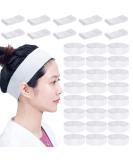 Merkaunis 200 Piece Disposable Spa Facial Headbands | Elastic Makeup Headband for Women | Adjustable Stretch Non-Woven Hair Band - Buy Online on SooperMarket.com