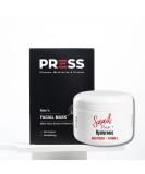 PRESS SKINCARE Snail Mucin Hyaluronic Moisturizer & Vitamin E | Hydrating Cream & Facial Sheet Mask for Brightening Anti-Aging & Pore Cleansing - Buy Online on SooperMarket.com