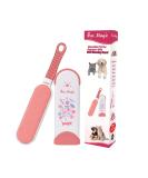 Fur Magic Pet Hair Remover Lint Brush - Self-Cleaning Base - Double-Sided Brush for Dog and Cat - Pink Limited Edition - Buy Online on SooperMarket.com