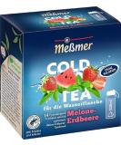Messmer Cold Tea Melon Erdberry |Submit your water with the lively taste |Without sugar |Without calories |Alternative to sugary drinks such as lemonade or juice |14 pyramid bags of melon strawberry 14 pyramid bags - Buy Online on SooperMarket.com