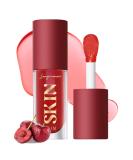 BANGFENG Big Brush Head Hydrating Lip Glow Oil - Cherry Tint | Nourishing & Plumping Lip Gloss Balm for Long Lasting Hydration - Buy Online on SooperMarket.com