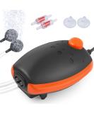 FEDOUR 3W Quiet Aquarium Air Pump 300L/H Oxygen Pump Powerful Aerator for Aquariums up to 450L with All Accessories - Buy Online on SooperMarket.com