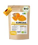 EWL natural products turmeric powder bio 200g turmeric organic powder finely ground curcuma powder from controlled organic cultivation turmeric 200g - Buy Online on SooperMarket.com