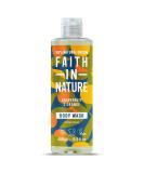 Faith In Nature Grapefruit & Orange Body Wash 400ml - Vegan & Cruelty-Free | No SLS or Parabens | Invigorating Formula - Buy Online on SooperMarket.com