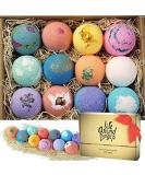LifeAround2Angels Bath Bombs Gift Set 12 USA made Fizzies Shea & Coco Butter Dry Skin Moisturize Perfect for Bubble & Spa Bath. Handmade Birthday Mothers day Gifts idea For Her/Him wife girlfriend - Buy Online on SooperMarket.com