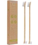 Buy Bamboo Toothbrush for Dogs & Cats - 2 Pack | 100% BPA-Free Dental Care for Clean Teeth & Environment - Buy Online on SooperMarket.com