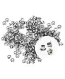CRAFTMEMORE 2MM Hole 200PCS Tiny Grommets Eyelets Self Backing for Bead Cores, Clothes, Leather, Canvas (Silver) - Buy Online on SooperMarket.com