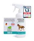 Green Hero Brake-EX Spray 500 ml for horses Insect protection against brakes flies and other insects such as creation mosquitoes deer flying defense spray with barrier effect - Buy Online on SooperMarket.com