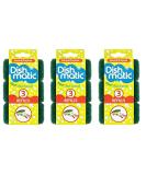 Dishmatic Cleaning Sponges Heavy Duty Green Pack of 9 - Buy Online on SooperMarket.com